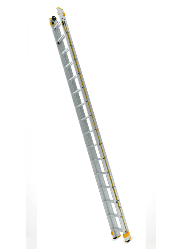 Dvojdielny výsuvný rebrík ovládaný lanom Profi | Itoss, s.r.o. - výroba a predaj rebríkov